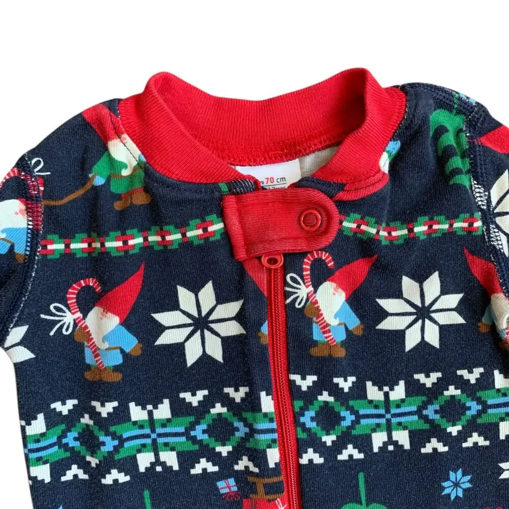 Hanna Andersson Gnome Baby Zip Sleeper